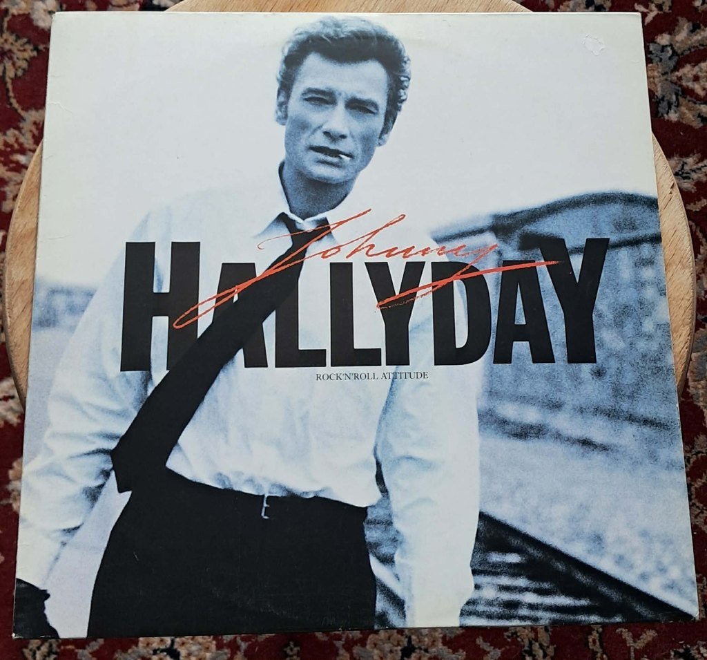Johnny Hallyday - Rock'n' Roll Attitude, 12 pouces, Enlèvement ou Envoi, 1980 - 1989, Utilisé