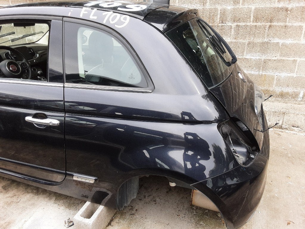 AILE ARRIÈRE GAUCHE Fiat 500 (312) (01-2007/12-2012), Arrière, Garde-boue, Mevr. I. Hauben, Utilisé
