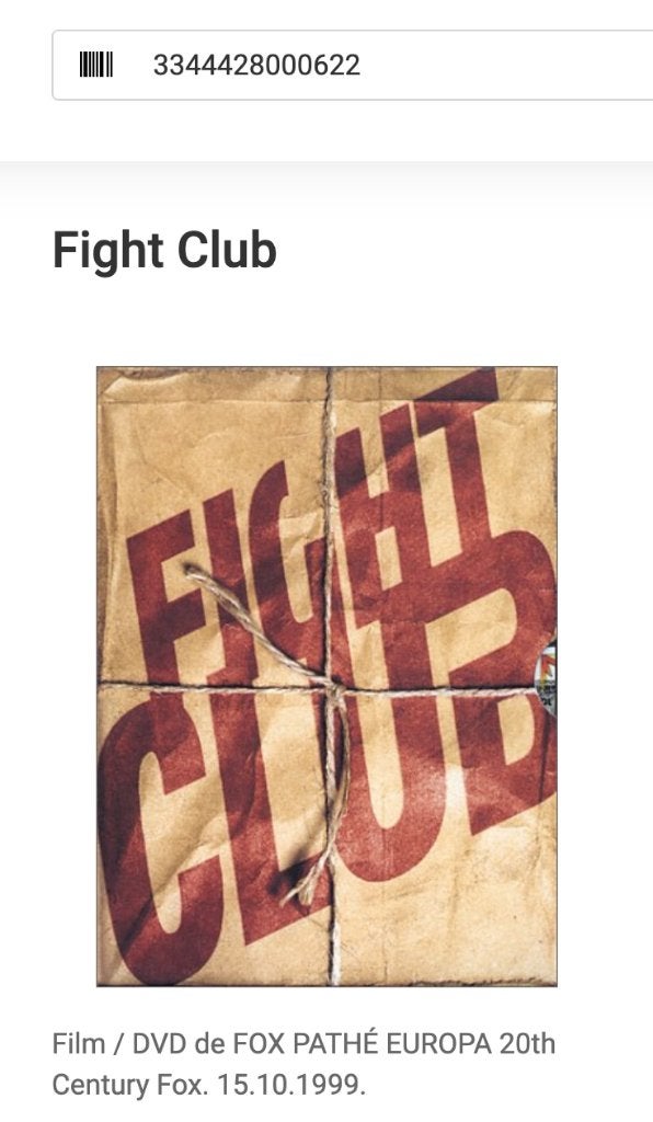 Onafhankelijke dvd/Fight Club/David Fincher (2 dvd's set), Speciale editie, Gebruikt, Vanaf 16 jaar, Nederlands
