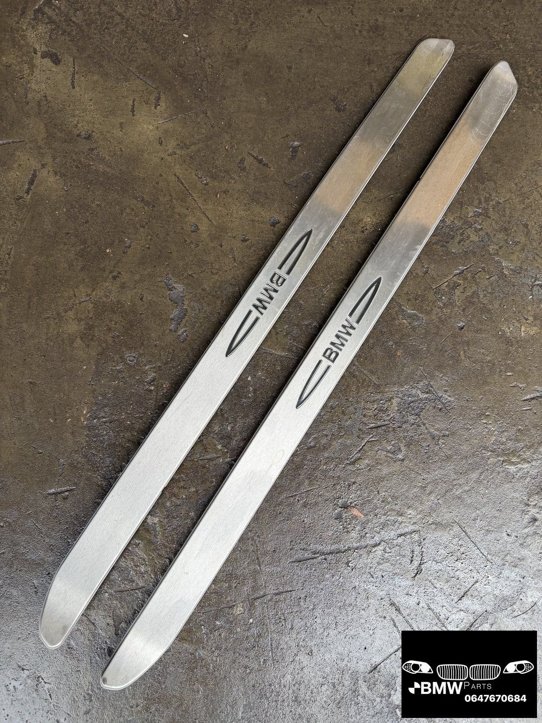 Set instaplijsten Bmw 1-Serie E81 aluminium zgan, -, Origine de la pièce connue, Utilisé, -