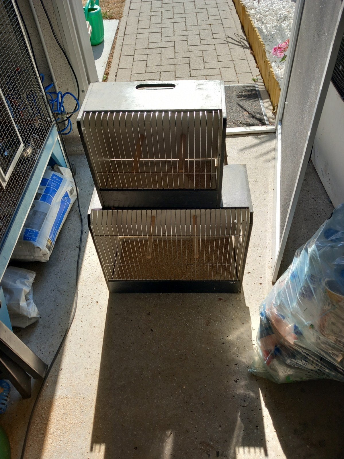 2 mooie vogelkooien, Dieren en Toebehoren, Vogels | Hokken en Kooien, Ophalen