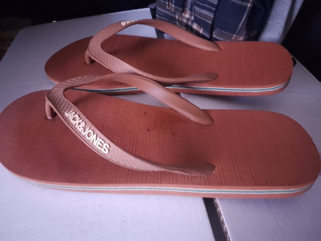 42 43 jack & jones teenslippers, Kleding | Heren, Schoenen, Slippers, Verzenden, Gedragen, Jack & jones