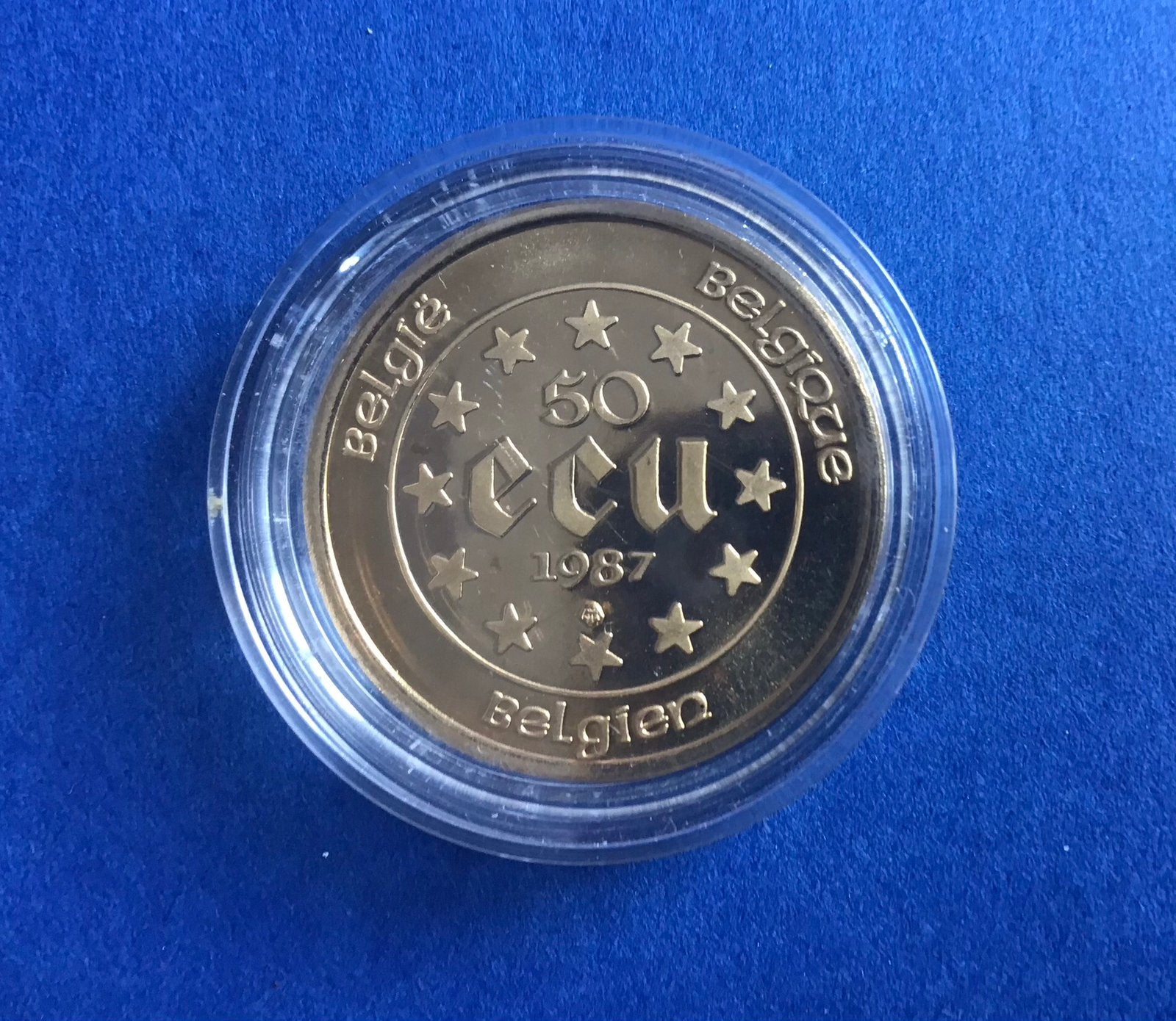 50 ECU Charles Quint, Enlèvement ou Envoi, Belgique, Autres valeurs, Or