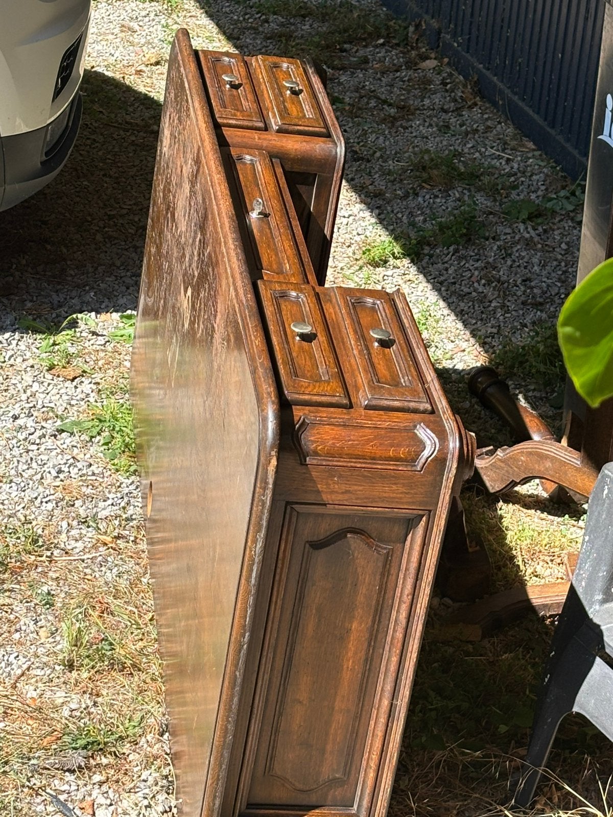 Table bureau à tiroirs sans pied à donner, Enlèvement, Utilisé, Autres types