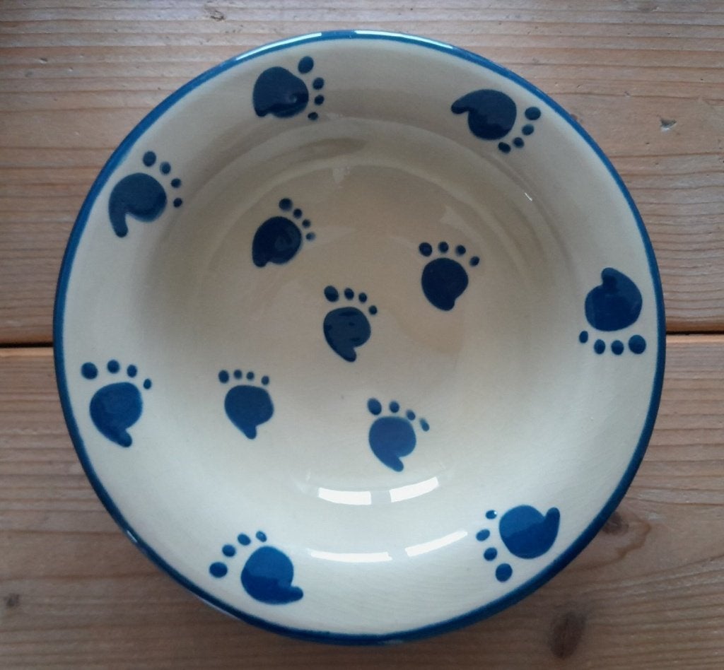 Keramiek poot kat / poes (soep)bord - Ø 21,5cm, Ophalen of Verzenden