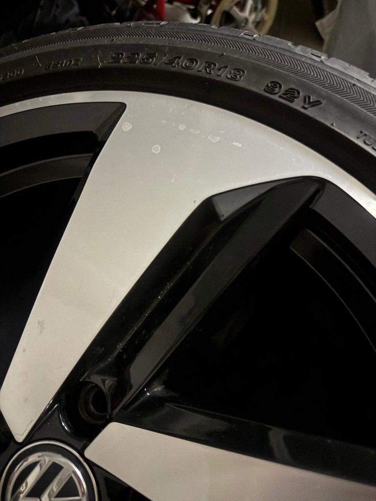 2 set velgen en banden golf 7.5 gti en tcr 18 inch origineel, Auto-onderdelen, Banden en Velgen, Ophalen, 18 inch, Gebruikt, Band(en)