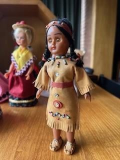 Vintage Carlson poppetje Native American '60, Antiek en Kunst, Ophalen of Verzenden