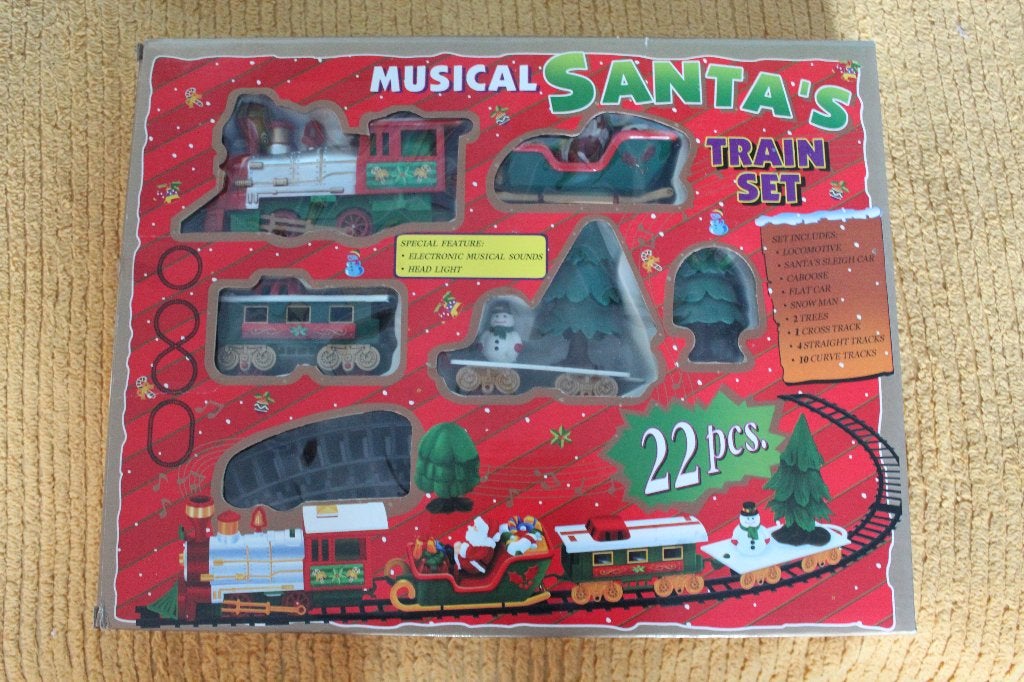 train de Noël avec son et lumière, Enlèvement, Comme neuf
