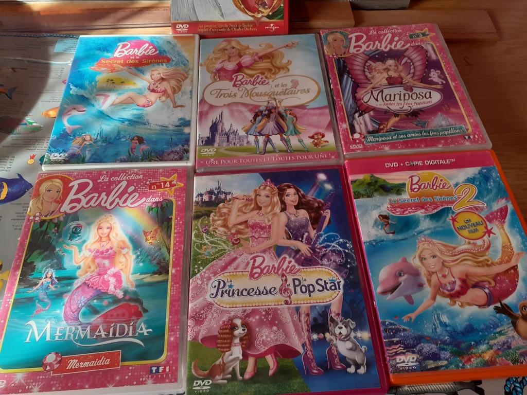 DVD op Barbie 7 in totaal in goede staat, Ophalen