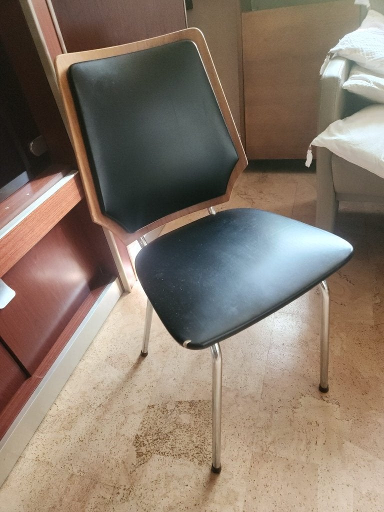 Eetstoelen vintage, Maison & Meubles, Chaises, Deux, Enlèvement, Utilisé, Bois