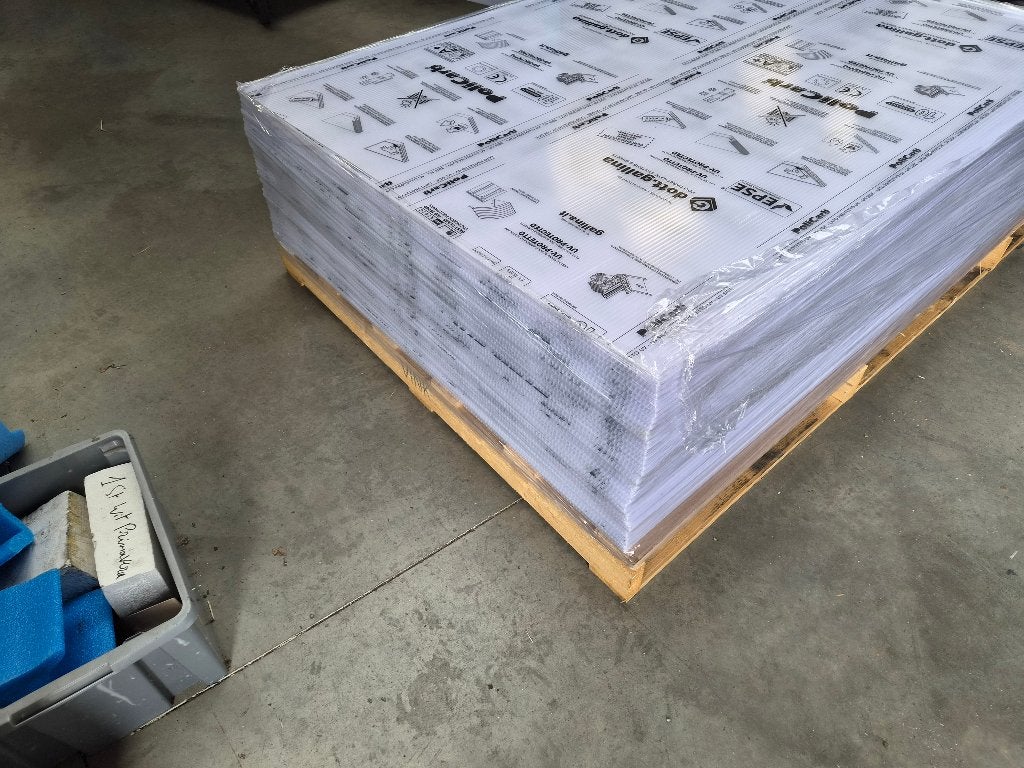 Polycarbonaat platen, partijtje resten, Ophalen, Nieuw, Overige materialen, Minder dan 20 mm