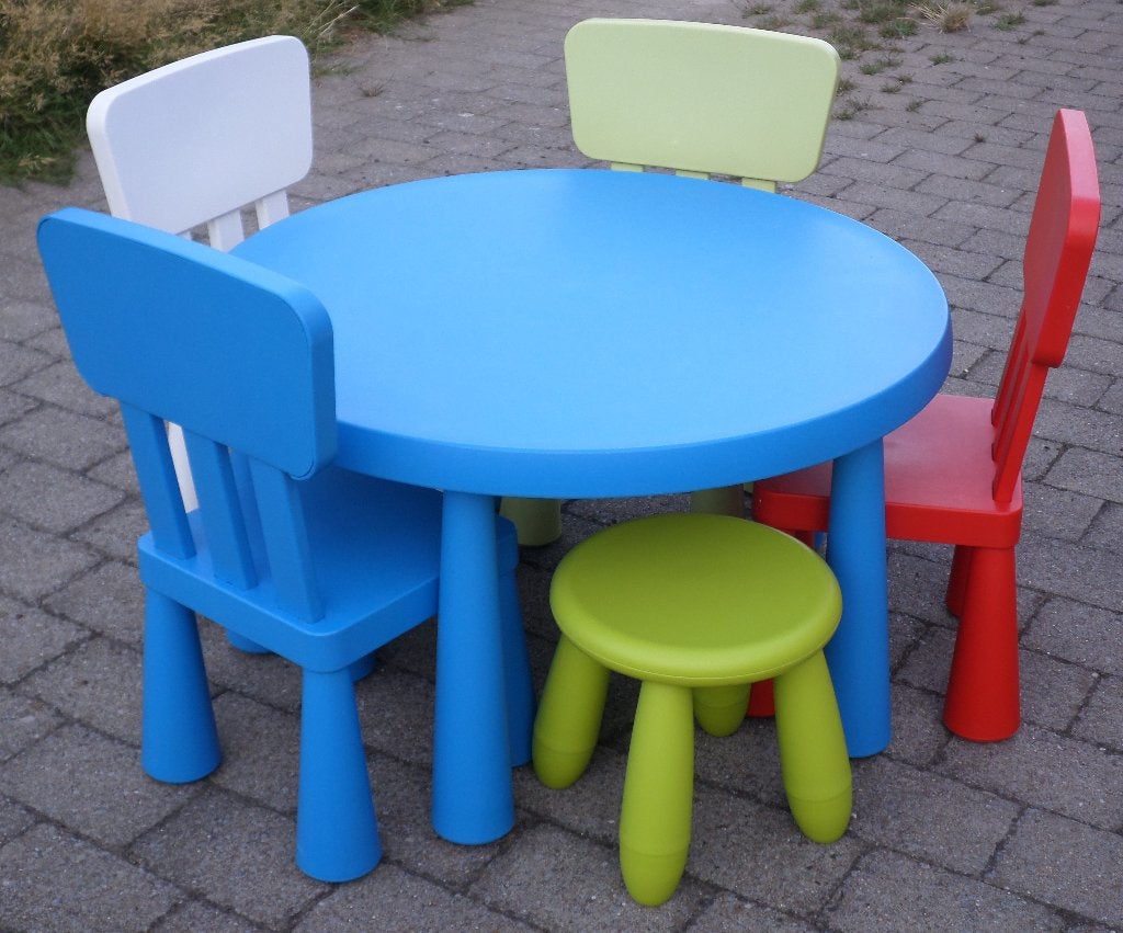 Tafel met stoeltjes thema " Mammut" Ikea, Enlèvement, Comme neuf, Table(s) et Chaise(s)