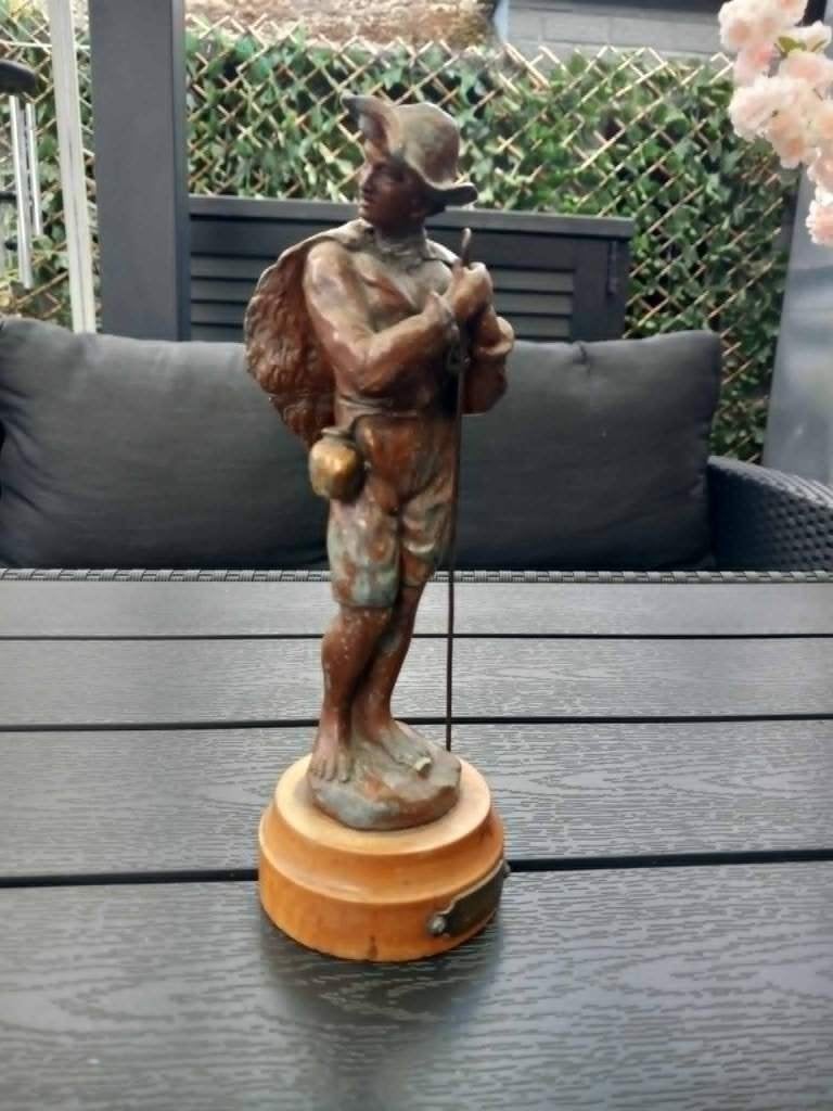 Statue le berger en bronze, Antiquités & Art, Enlèvement, Bronze