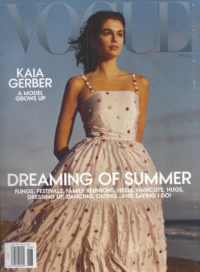 Vogue (US) - June/July 2021 - Kaia Gerber, Boeken, Verzenden, Zo goed als nieuw, Damesbladen