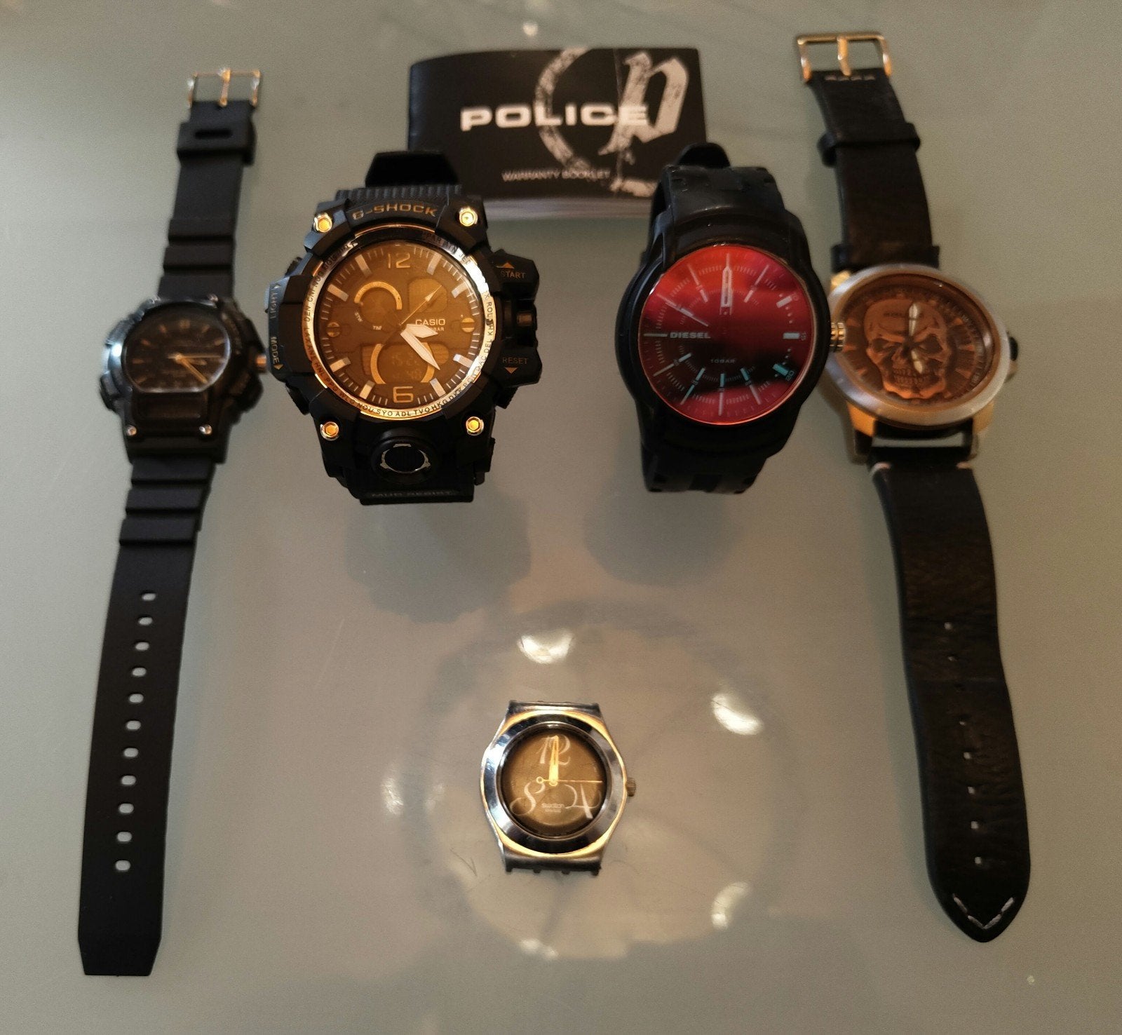 Casio, Diesel, Swatch horloges, Ophalen of Verzenden