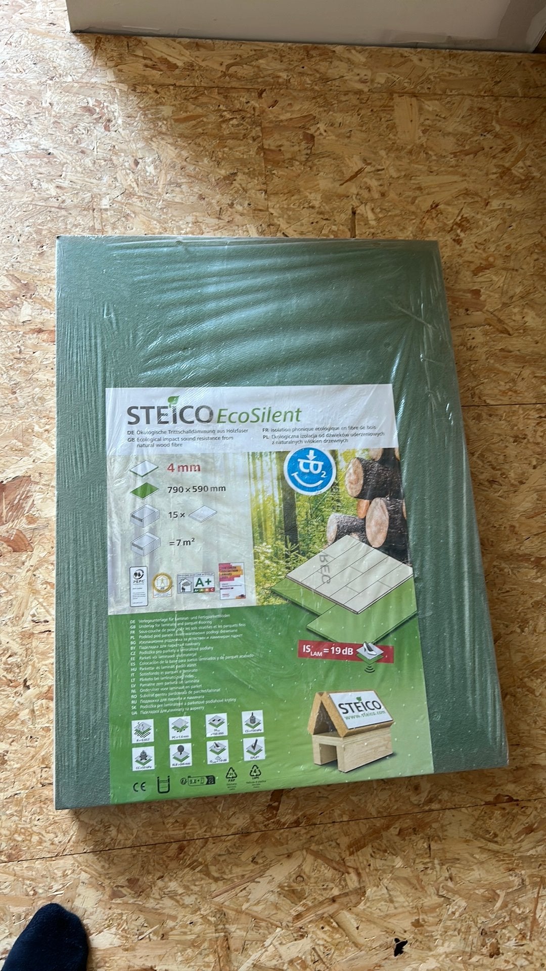 Steico EcoSilent 4 mm - 7 m2, Enlèvement, Neuf