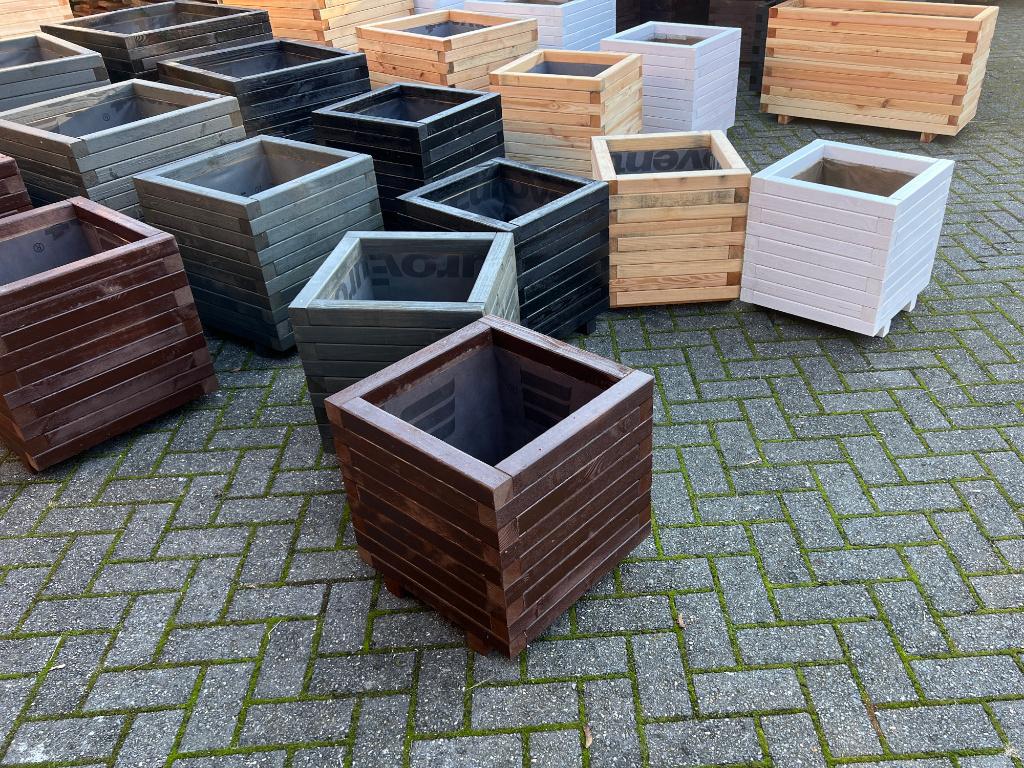 Vierkante plantenbakken! Bomen plantenbakken! tot 1m x1m x1m, Tuin en Terras, Verzenden, Vierkant, Nieuw, Balkon