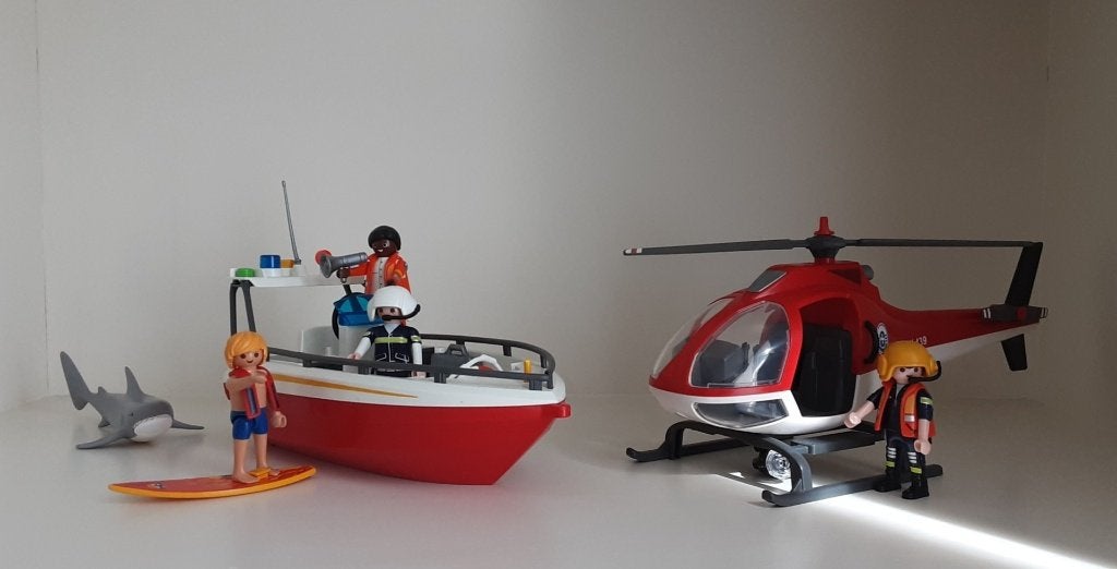 L'équipe de secours PlayMobil, Enlèvement ou Envoi, Comme neuf, Kit complet, Véhicule