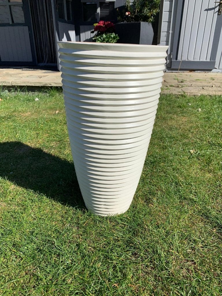 3 jardins/pots à fleurs magnifiquement finis, Rond, Pierre, Comme neuf, 30 à 60 cm