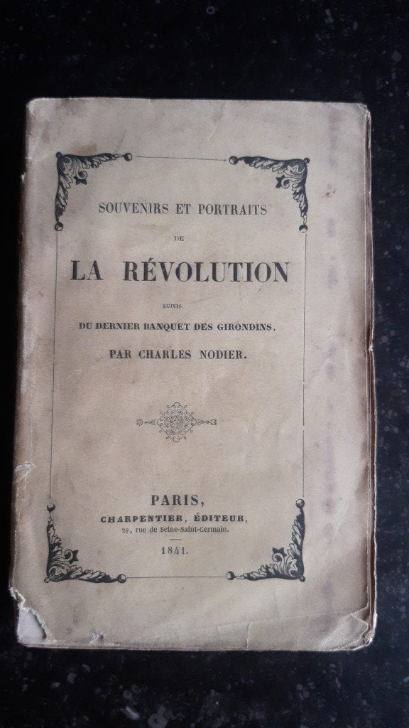 Charles Nodier - Souvenirs et portraits de la révolution, Charles Nodier, 17e et 18e siècles, Enlèvement, Utilisé