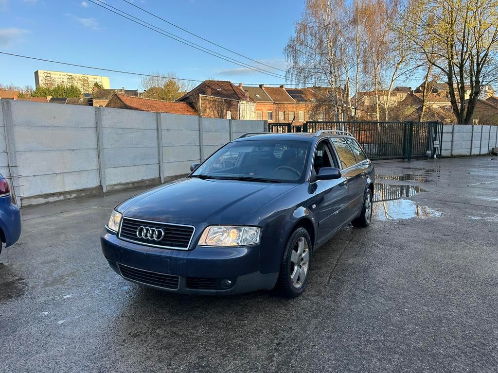 Audi a6 2.5 TDI V6, Auto's, Audi, Bedrijf, A6, Airconditioning, Diesel, Break, 5 deurs, Handgeschakeld, Zwart, Leder, Voorwielaandrijving