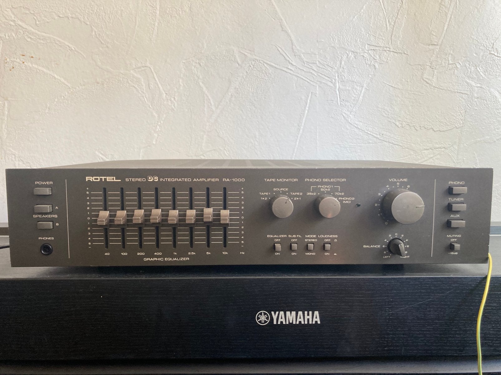 Rotel RA-1000 100w versterker / amplifier Getest en werkend, Enlèvement ou Envoi, Amplificateur