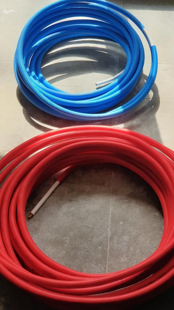 Tuyau multicouche Henko alu-pex isolé de 20 mètres 16 × 2 mm, Enlèvement