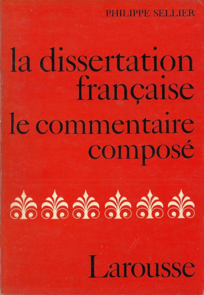 La dissertation française - Le commentaire composé, Utilisé, Secondaire, Envoi, Français