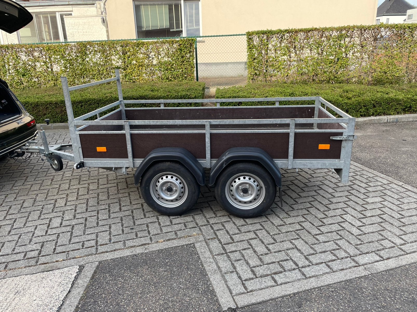 Aanhangwagen dubbelas ongeremd, Enlèvement, Comme neuf