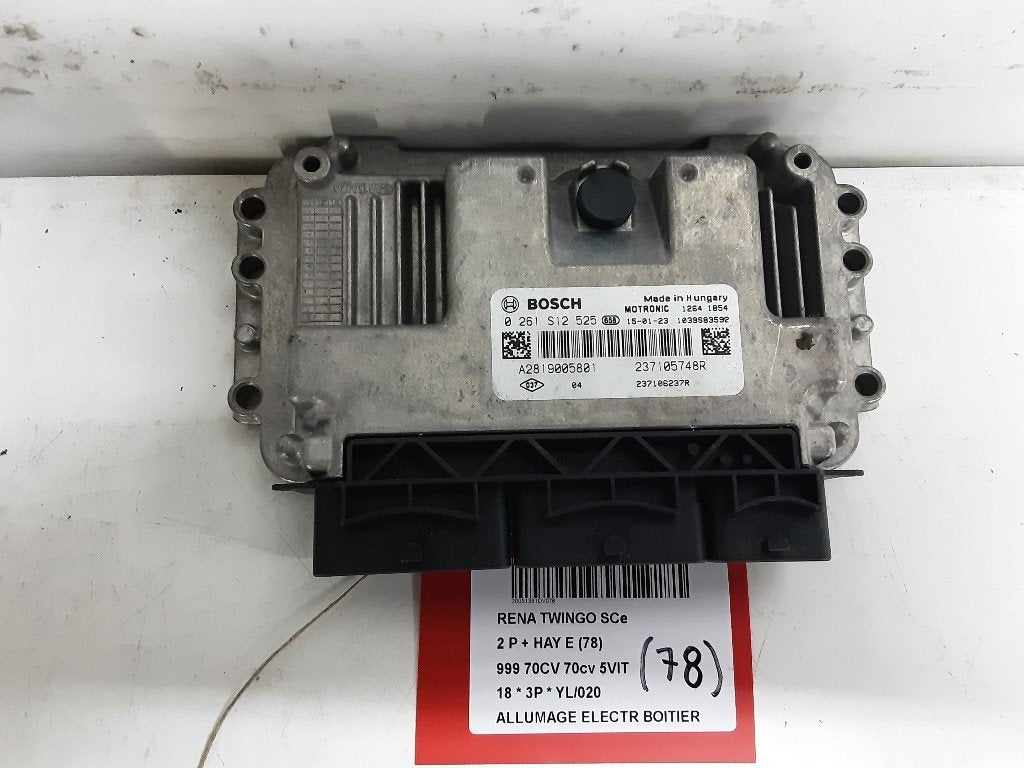 ONTSTEKINGSMODULE Renault Twingo III (AH) (237105748R), Gebruikt, Renault, Mevr. I. Hauben, Rue de l'Espoir 34 34
4030  GRIVEGNÉE, BE