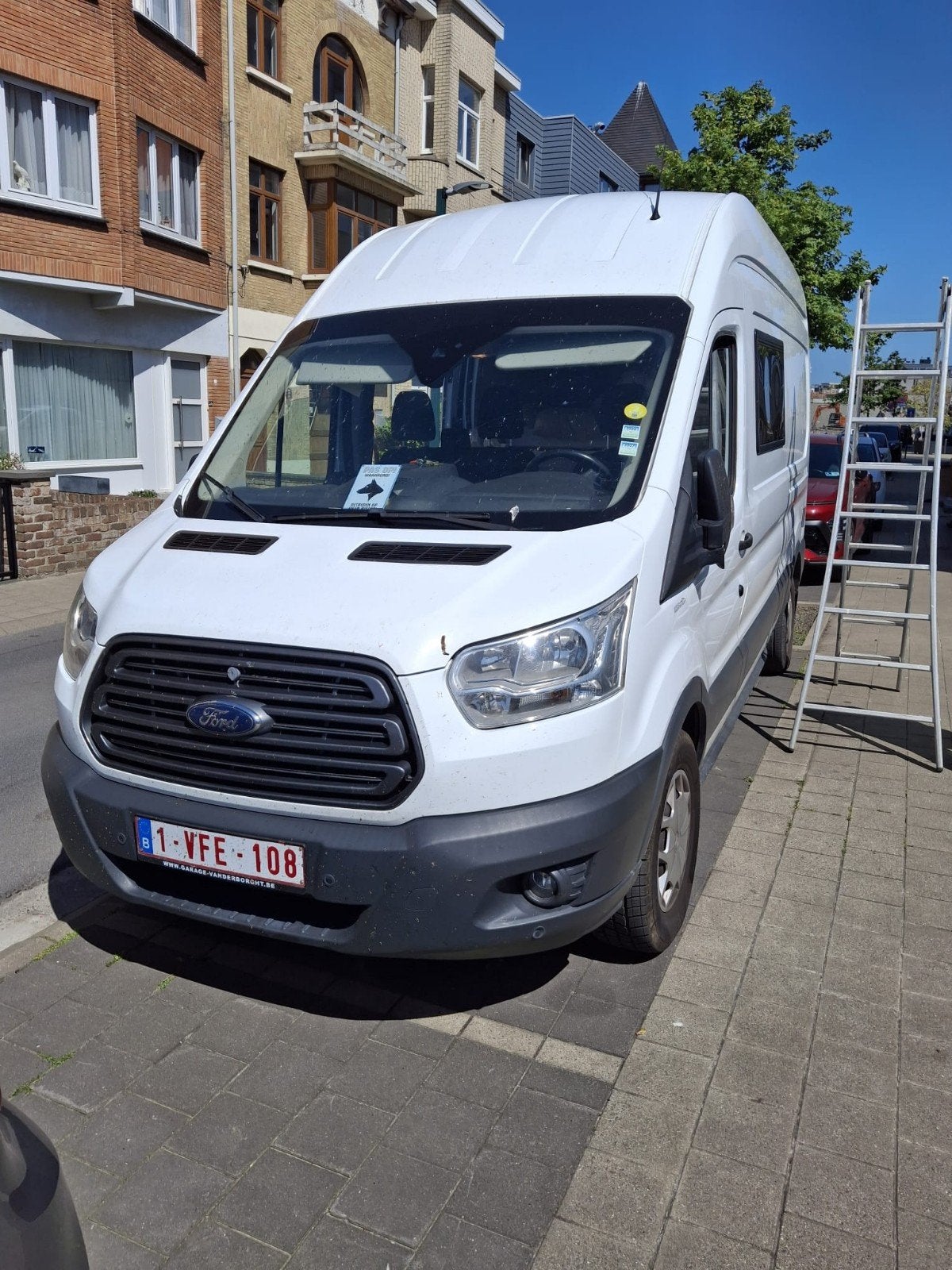 Camionette Ford Transit, Autos, Ford, Particulier, Transit, Attache-remorque, Diesel, Boîte manuelle, Gris, Tissu, Carnet d'entretien