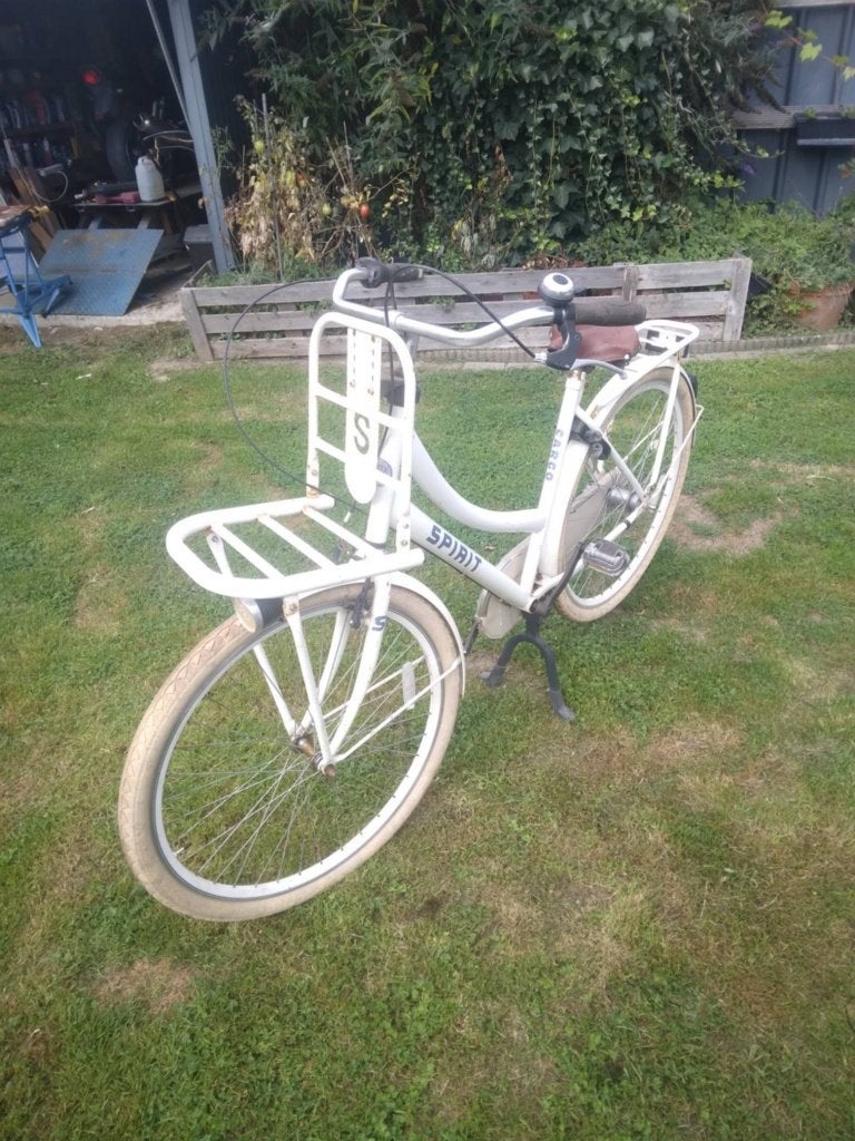 omafiets, Ophalen, Gebruikt, Velgrem, 56 cm of meer