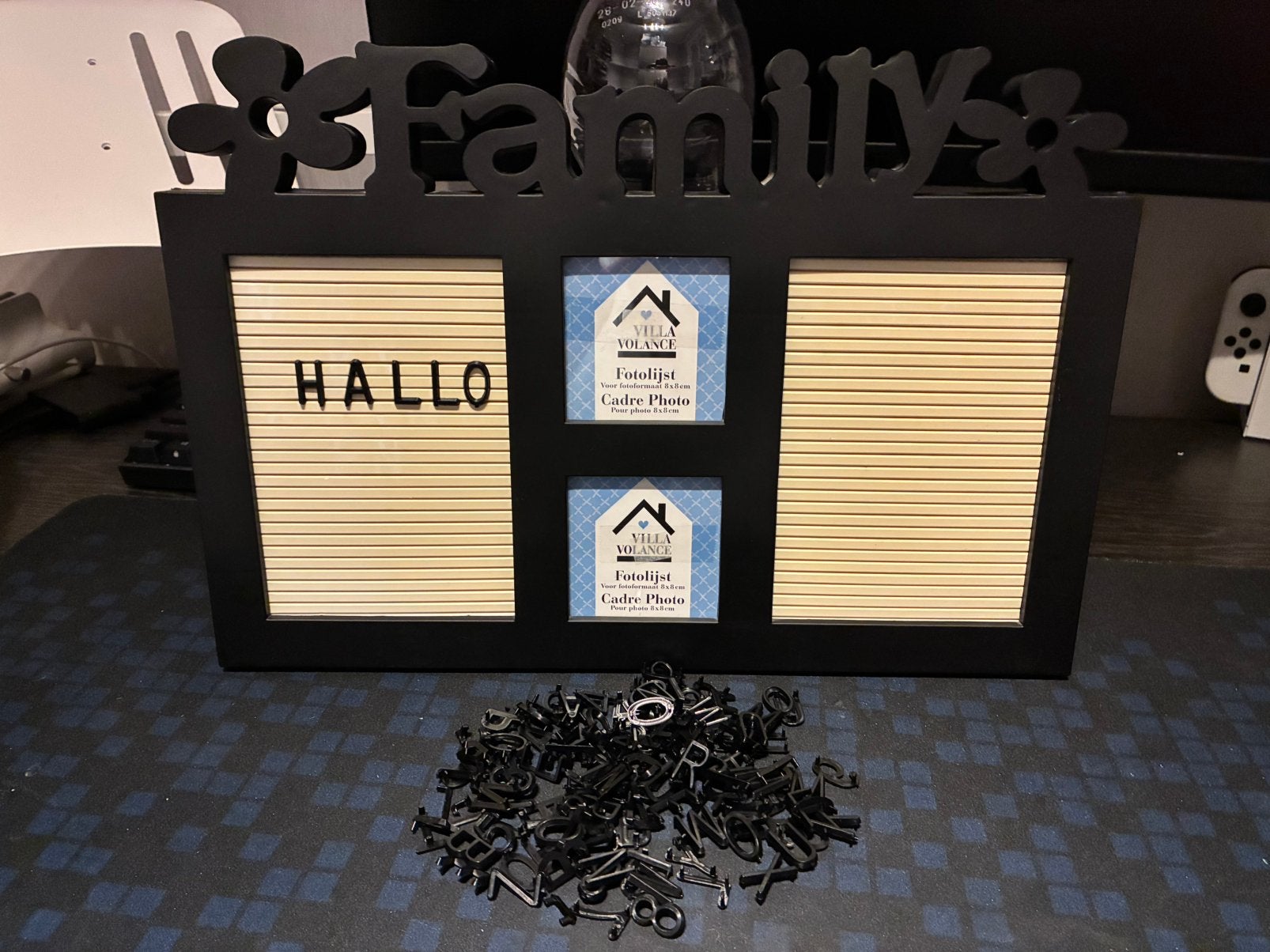 Fotokader met letters, Ophalen, Gebruikt