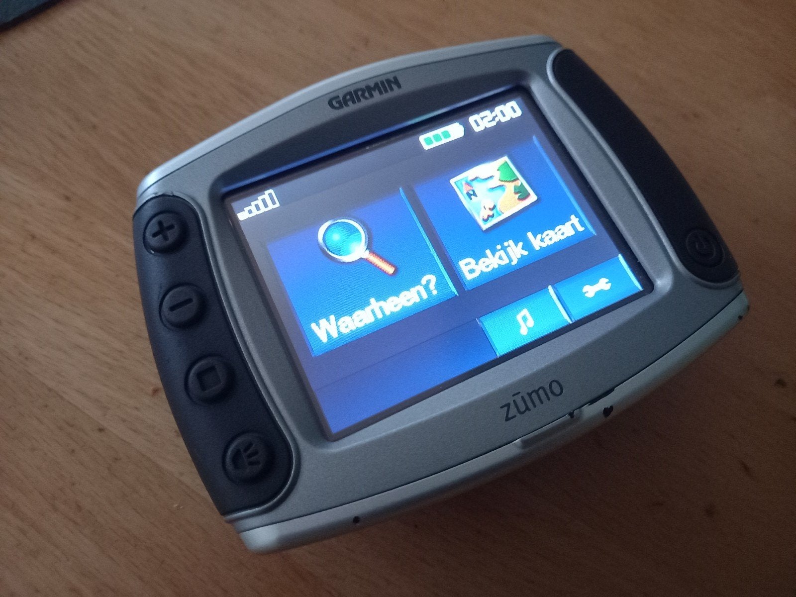 GPS Garmin zumo 550, Motoren, Ophalen