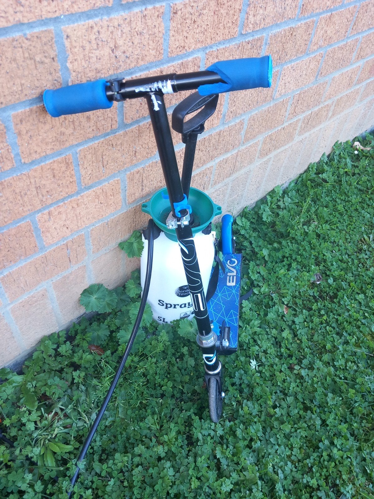 Trottinette bleu enfant, Enlèvement, Utilisé, Garçon
