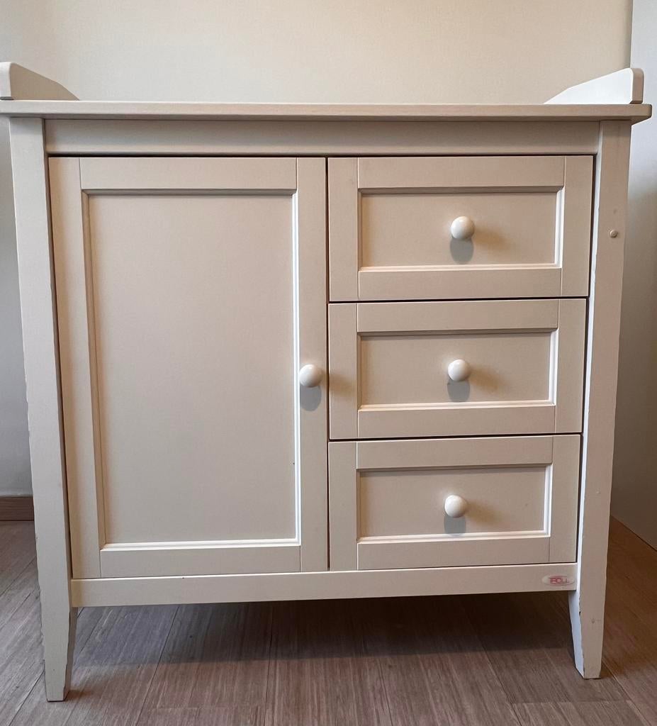 Mooi dressoir voor kinderen, echt hout, Ophalen, 50 tot 100 cm, Zo goed als nieuw, 3 of 4 laden
