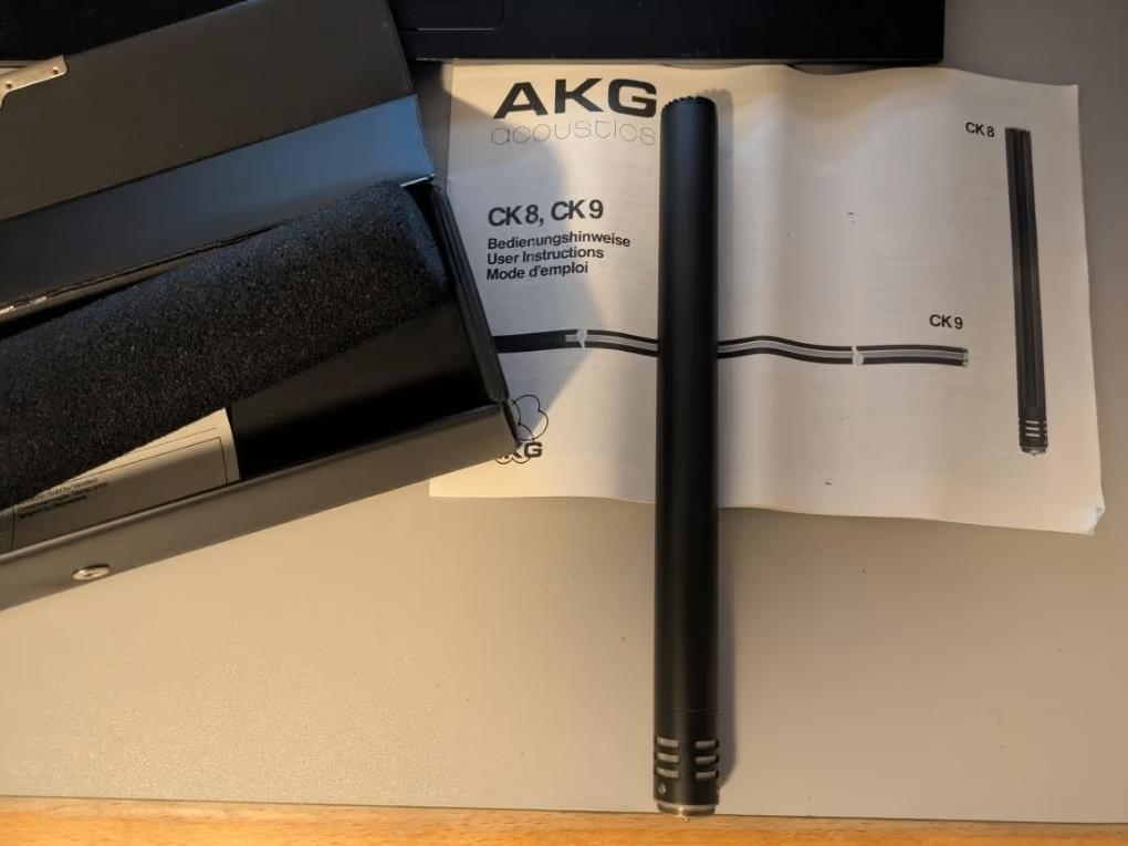 AKG CK8 short rifle capsule for C451 or C452 mic, Ophalen of Verzenden, Zo goed als nieuw, Overige typen