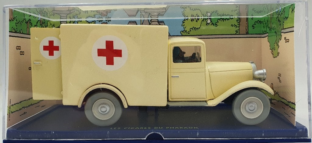 Tintin No. 56 Asylum Ambulance from Cigars of the Pharaoh, Autres marques, 62 Boulevard Pereire, 75017 Paris, France, Utilisé