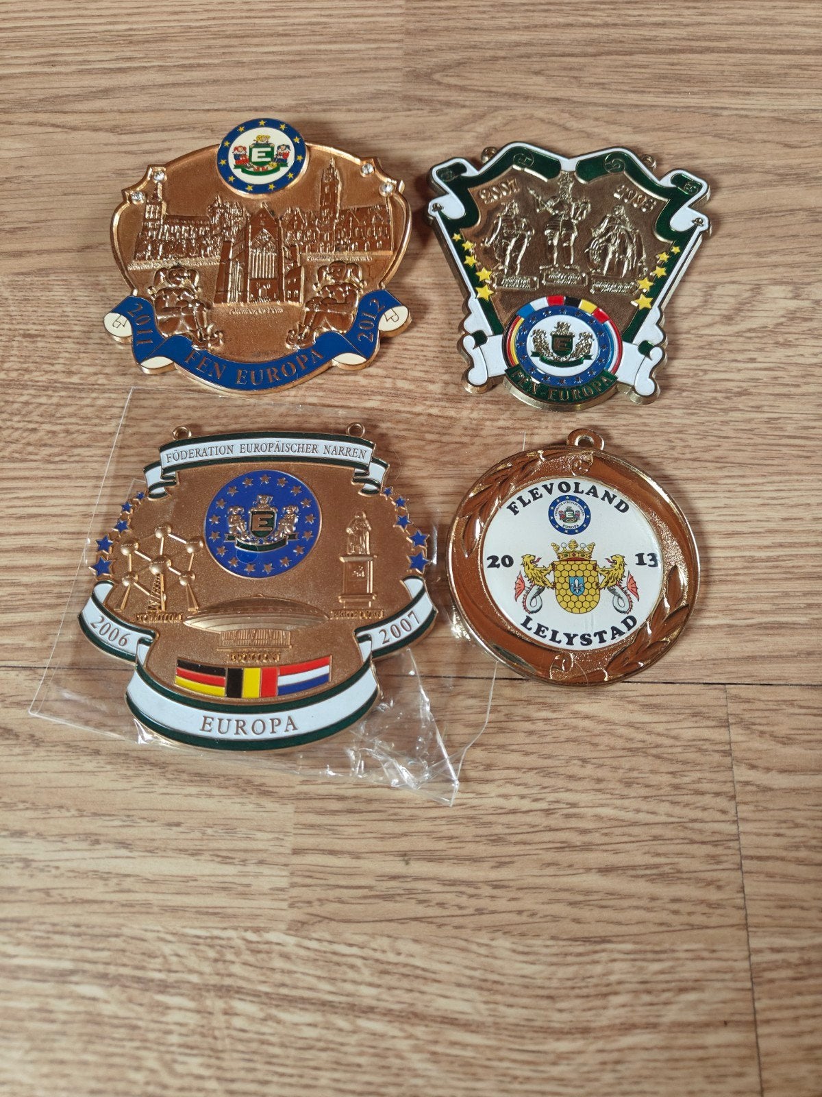 carnaval medailles fen Europa, Ophalen of Verzenden
