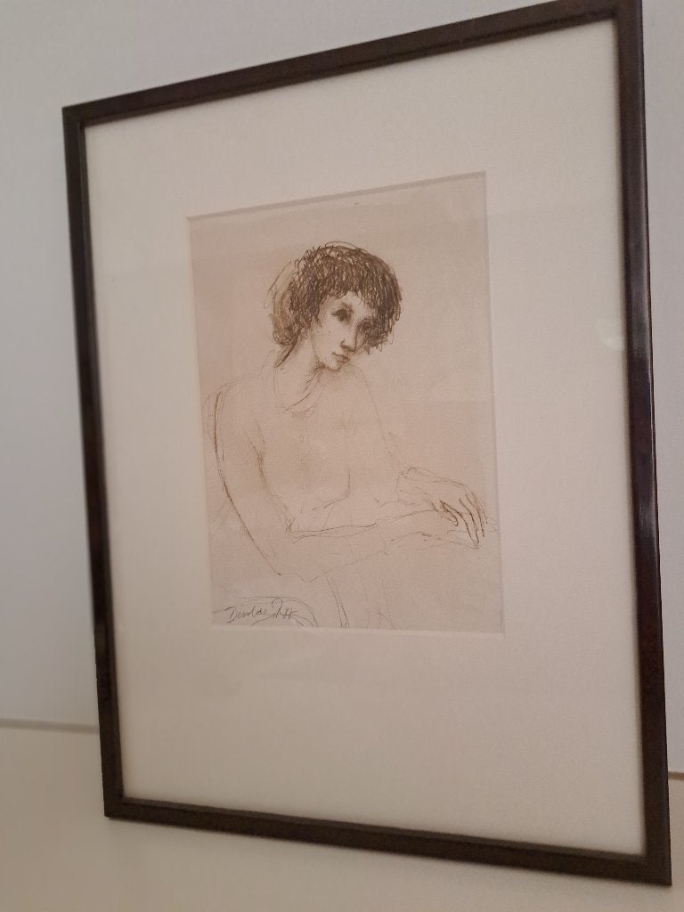 Gravure, Enlèvement, Dessin, Encadré