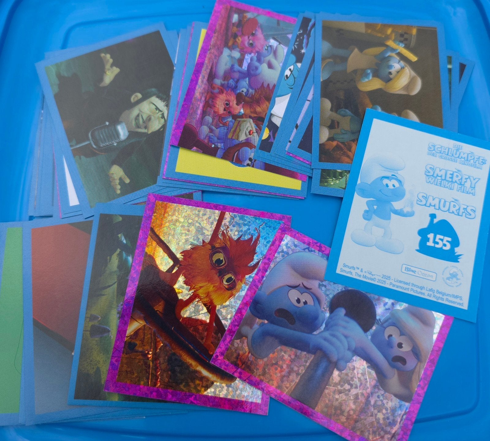 Stickers autocollants Schtroumpf film 2025 Blue Ocean, Envoi, Neuf, Différents Schtroumpfs, Autres types