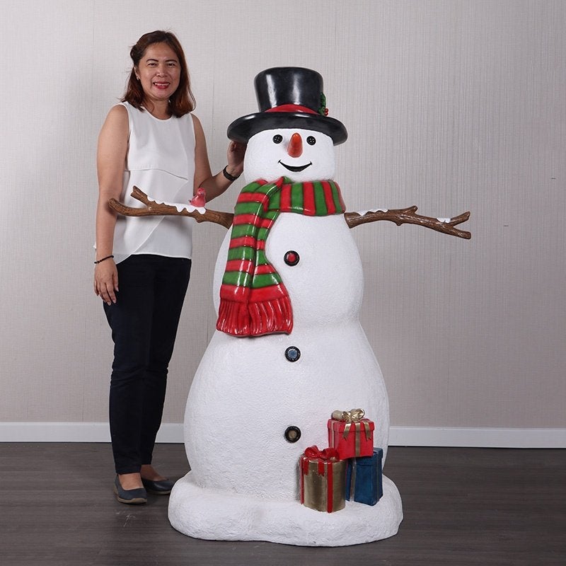 Snowman with Light – Sneeuwpop Hoogte 153 cm, Ophalen, Nieuw
