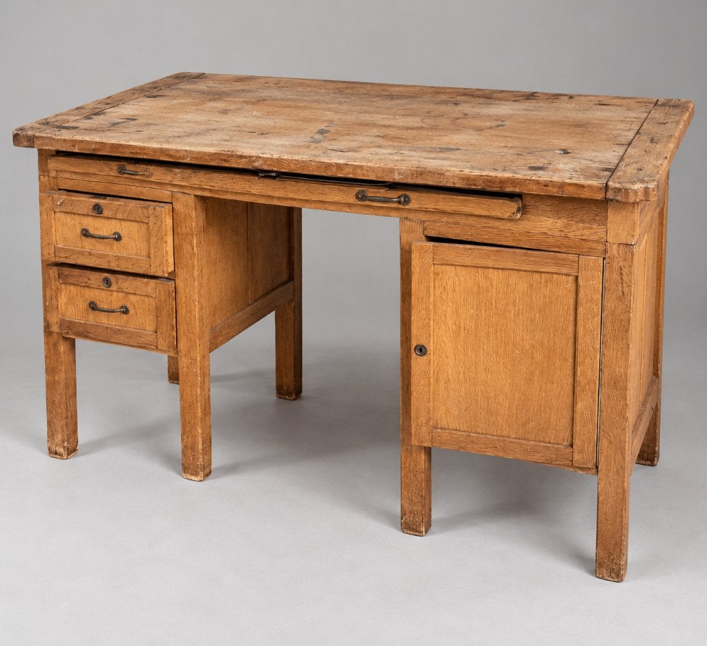 Robuuste werktafel / tekentafel, Ophalen