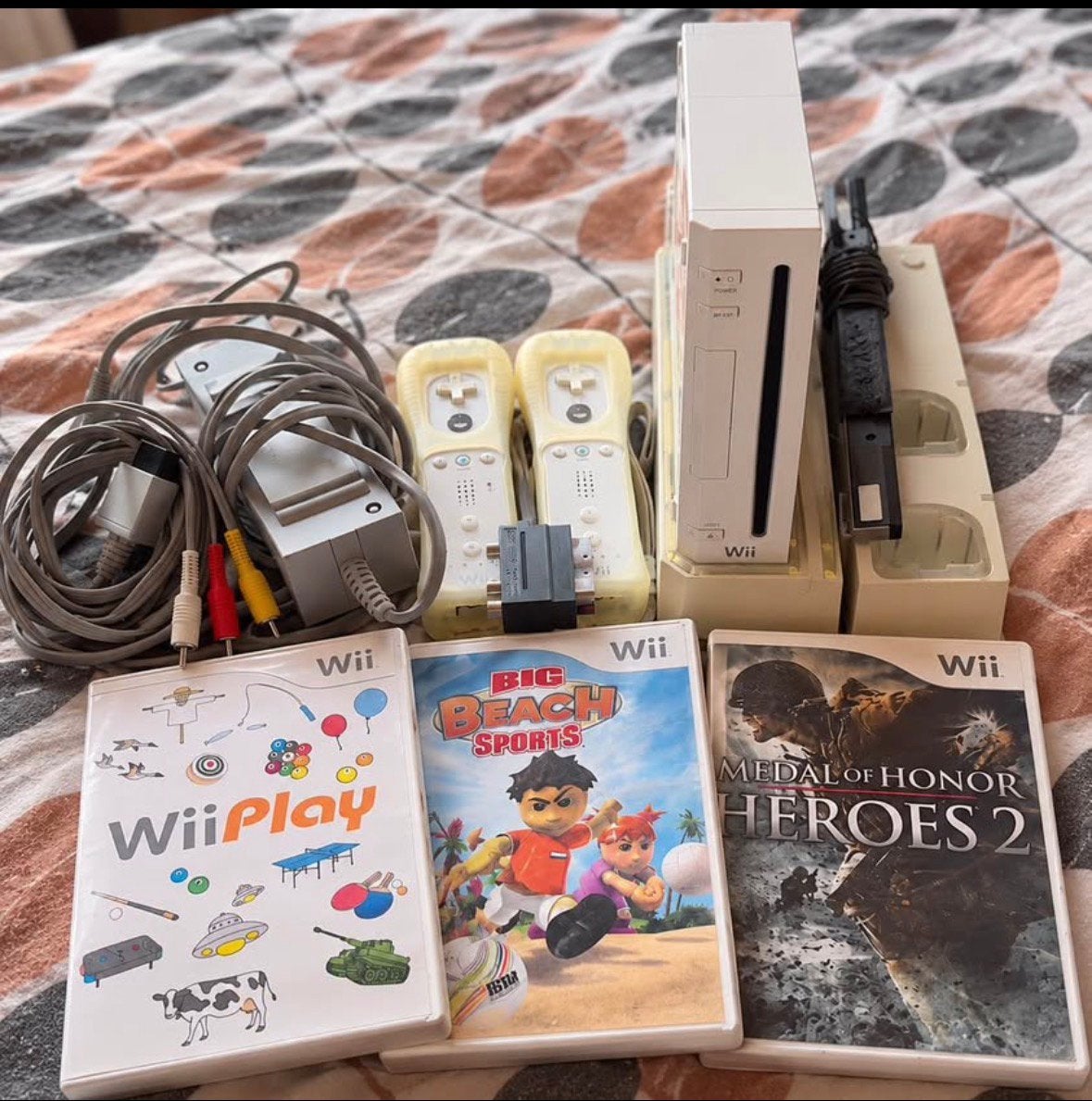 Nintendo Wii, Games en Spelcomputers, Ophalen, Gebruikt, Met 2 controllers, Met games