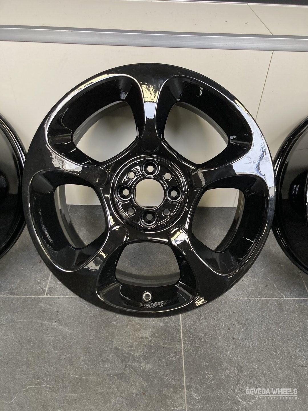 17” originele Fiat 500 Abarth velgen 4x98 130004512, Auto-onderdelen, Gebruikt, Velg(en), -, -