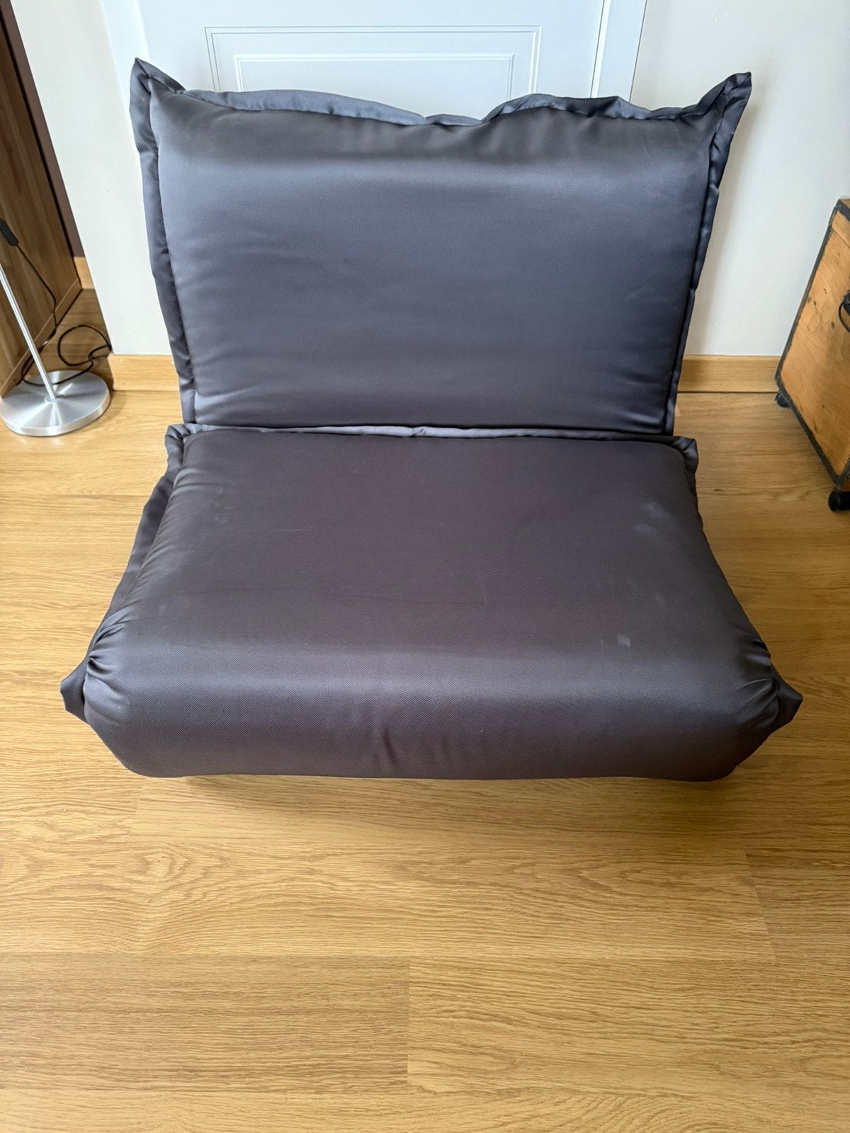 Zetelbed, 90 cm, Gris, Une personne, Enlèvement