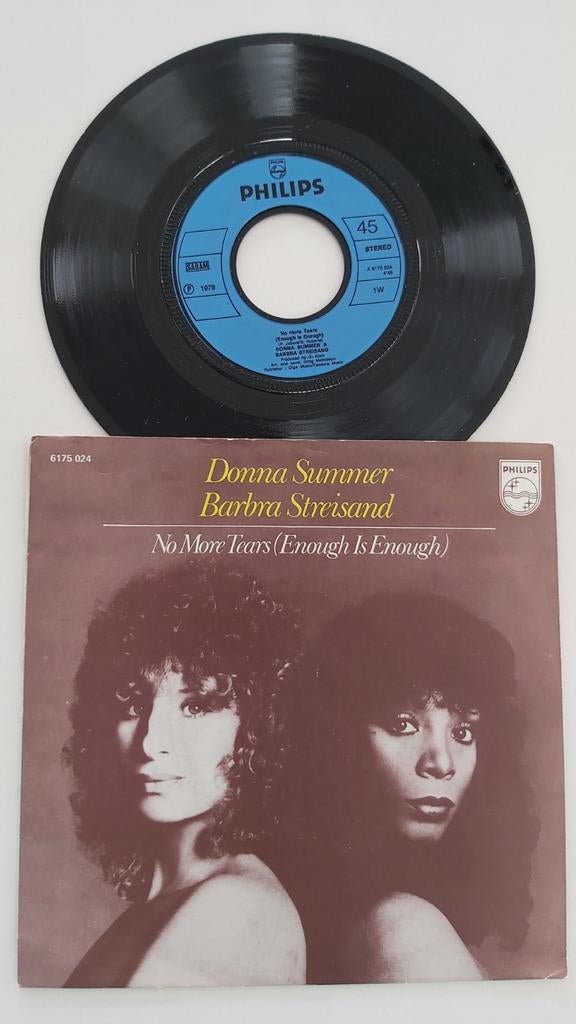 Donna Summer & Barbra Streisand - Geen tranen meer (genoeg i, Cd's en Dvd's, Ophalen of Verzenden, Zo goed als nieuw, Disco