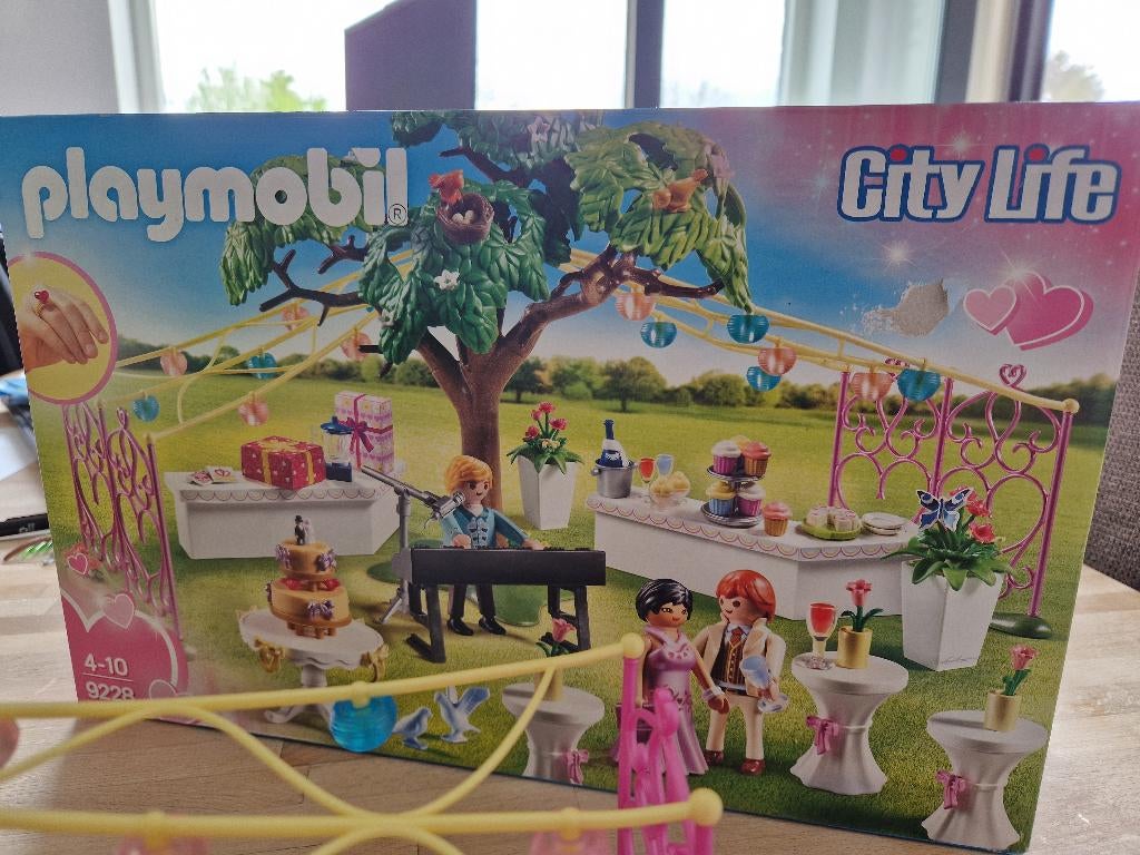 Playmobil Bruiloft 9228 City Life, Ophalen of Verzenden, Zo goed als nieuw, Complete set