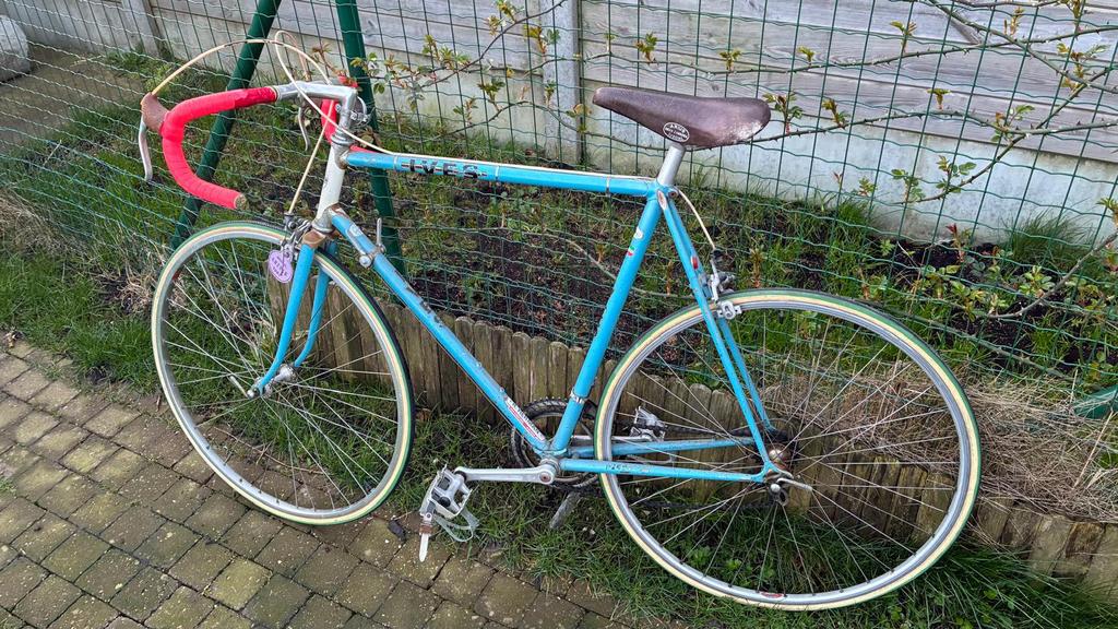 Vintage koersfiets, Ophalen, Gebruikt