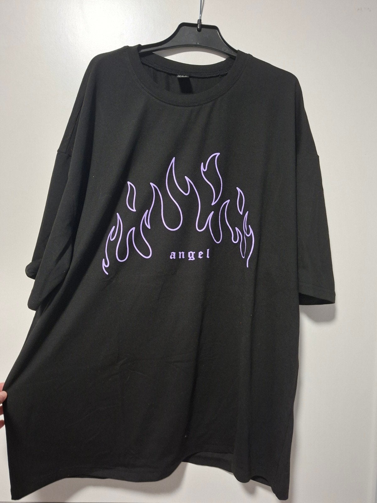 T-shirt large avec imprimer Shein, Kleding | Dames, T-shirts, Ophalen, Zwart, Zo goed als nieuw, Korte mouw